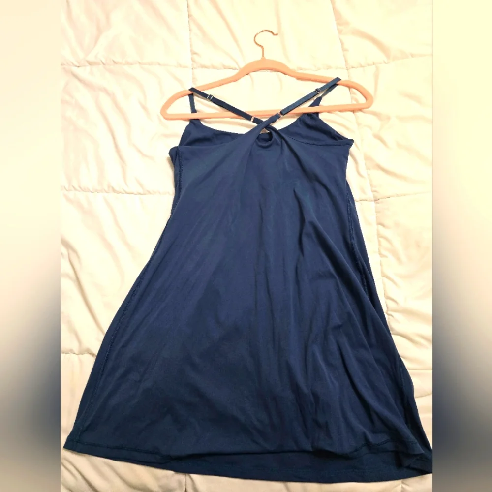 Blue Exercise Dress - Picture 3 of 3